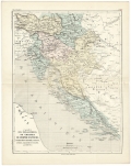 DUFOUR, ADOLPHE HYPPOLITE: MAP OF AUSTRIAN ILLYRIA